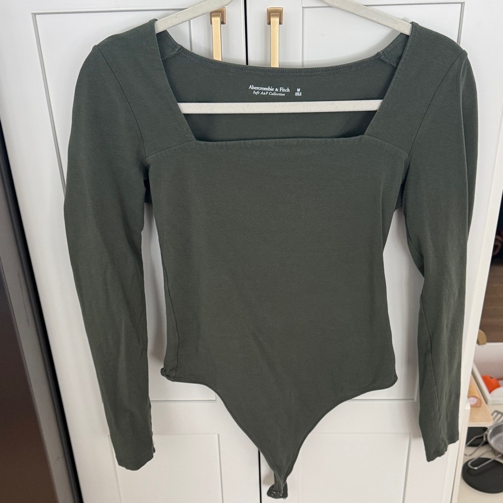 Abercrombie & Fitch Forest Green Bodysuit